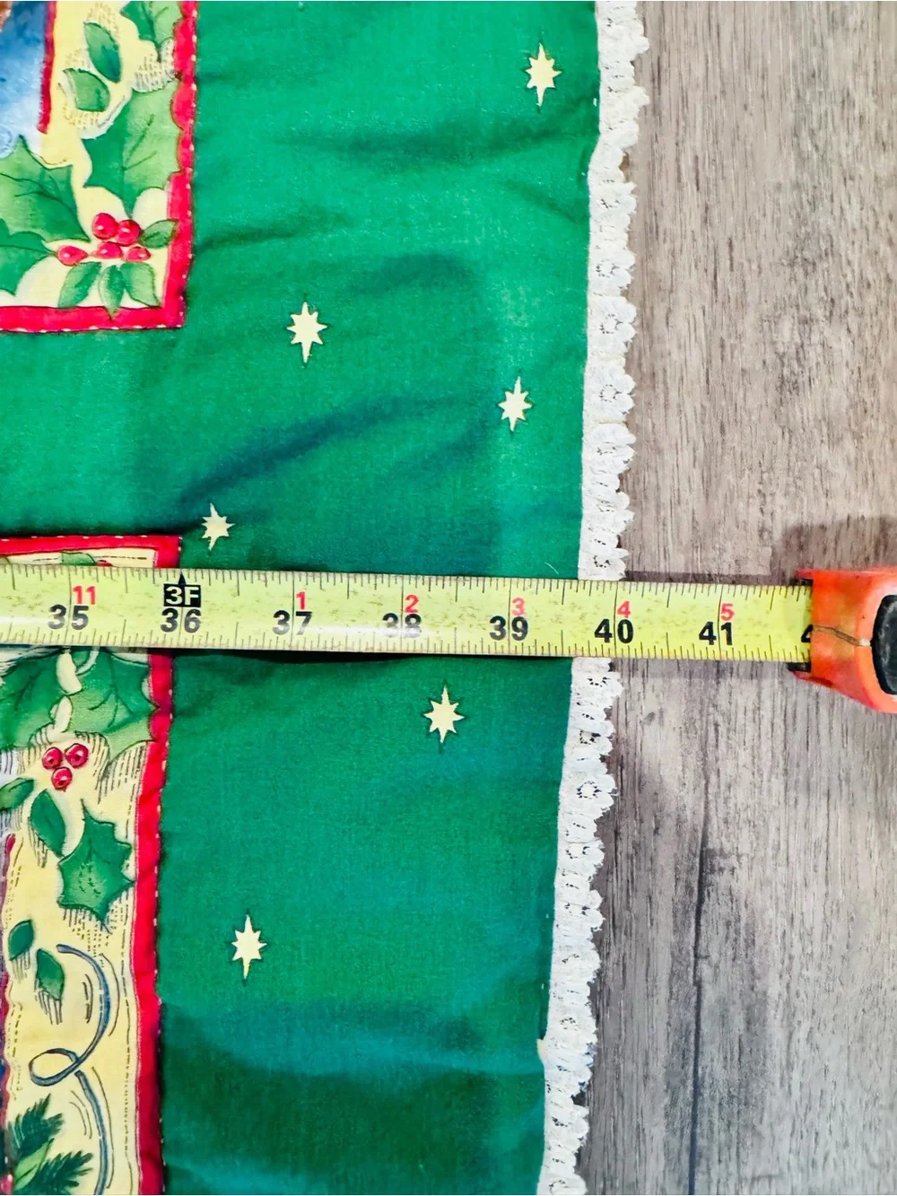 Vintage Santa Christmas Holiday Panel Quilt
